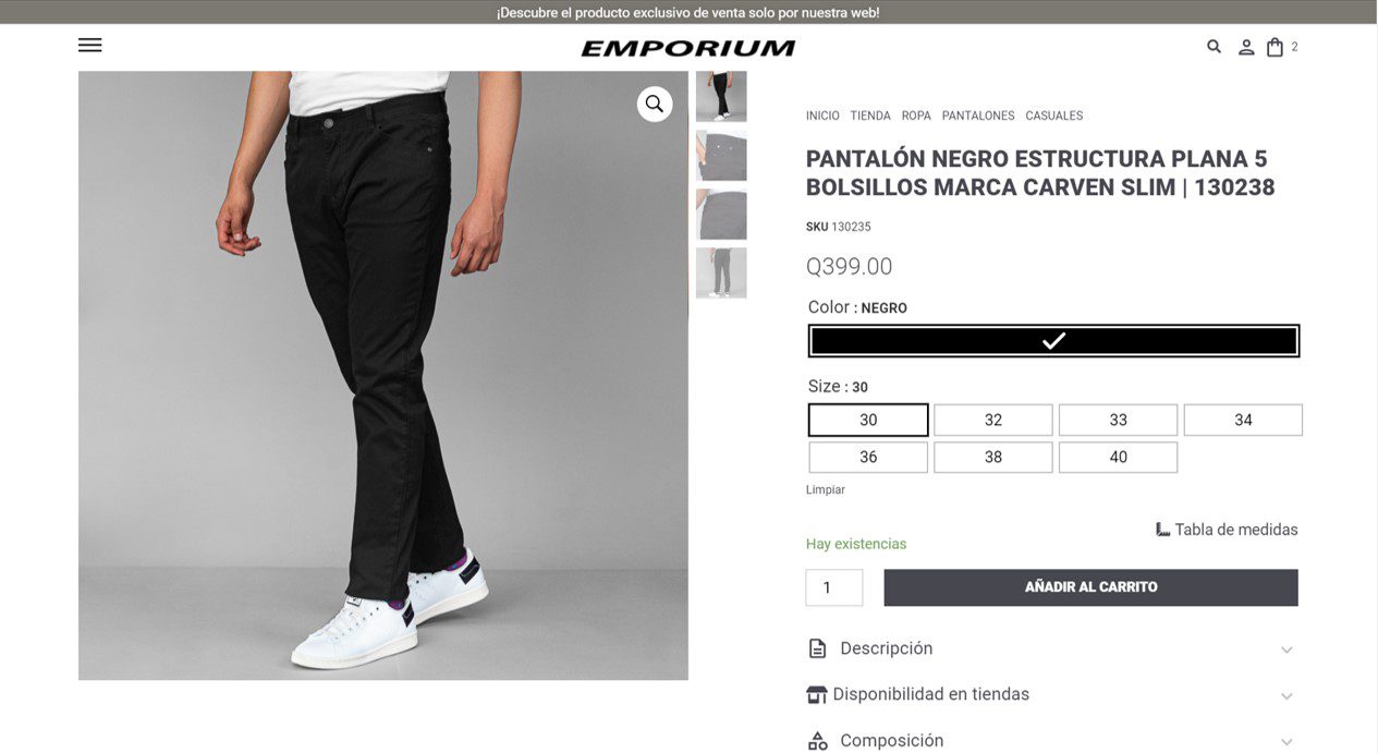 Promoci N Web Pantalones Y Jeans Septiembre Emporium Guatemala