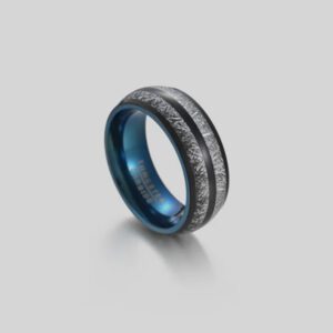anillo azul de tungsteno marca calak cl sico 141847 200766 1