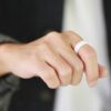anillo blanco de ceramica marca calak cl sico 141884 BLANCO 1