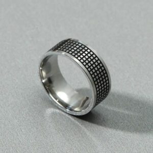 anillo gris con diseno vintage marca calak cl sico 141646 200807 1