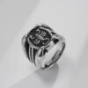 anillo gris de escorpion marca calak cl sico 141768 GRIS 1