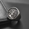 anillo gris del arbol de la vida marca calak cl sico 141688 GRIS 1