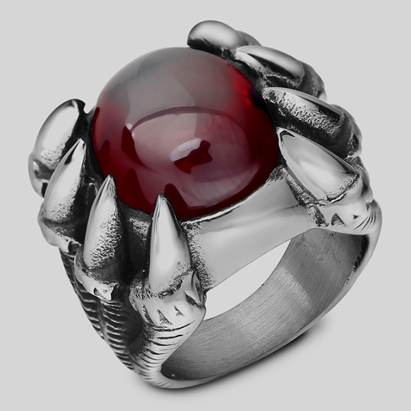 anillo rojo con diseno marca calak cl sico 141636 ROJO 2