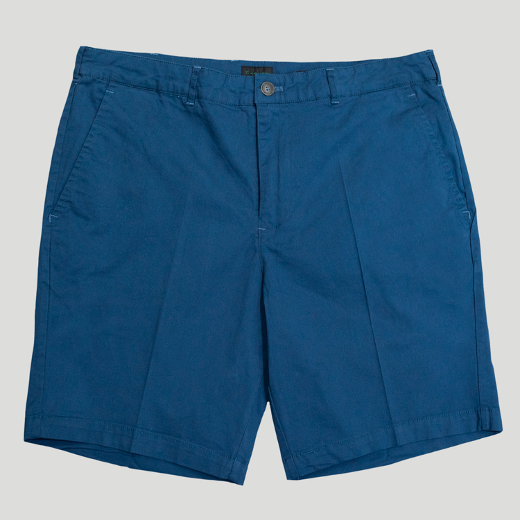 bermuda azul estructura plana marca carven slim 136447 380338
