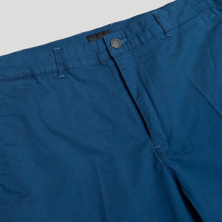 bermuda azul estructura plana marca carven slim 136447 AZUL