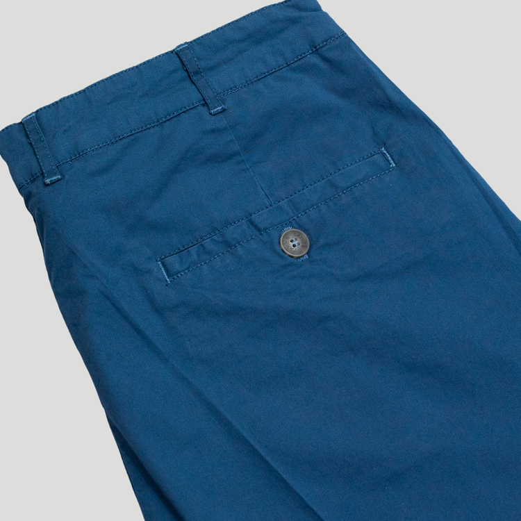 bermuda azul estructura plana marca carven slim 136447 AZUL