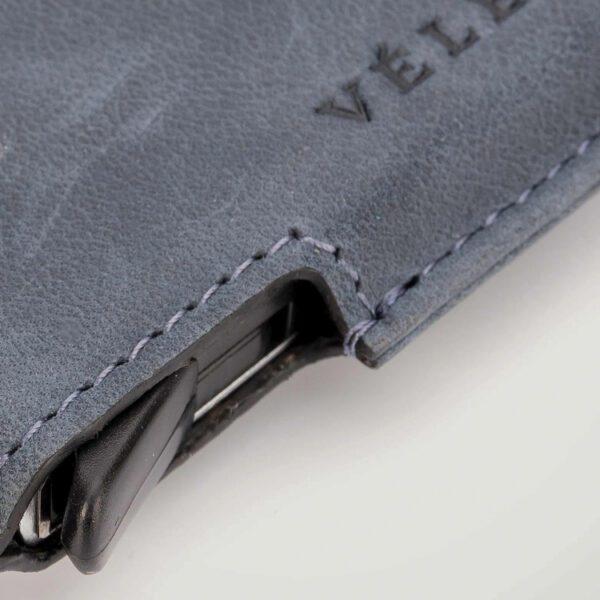 billetera azul estructura plana marca v lez cl sico 144745 AZUL 4