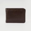 billetera caf estructura labrada marca v lez cl sico 149792 CAFE 1