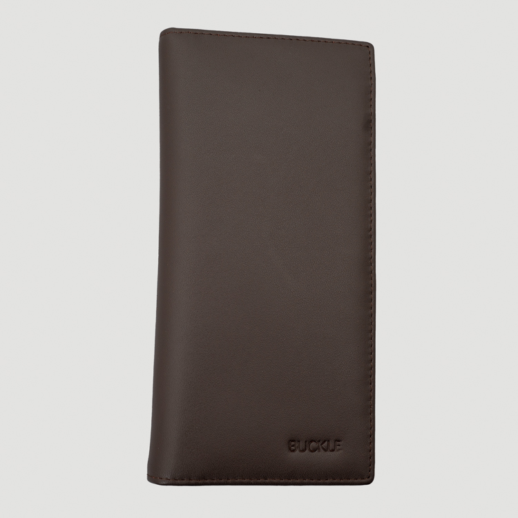billetera caf estructura plana marca buckle cl sico 158750 CAFE 1