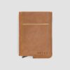 billetera caf estructura plana marca v lez cl sico 144741 CAFE 1