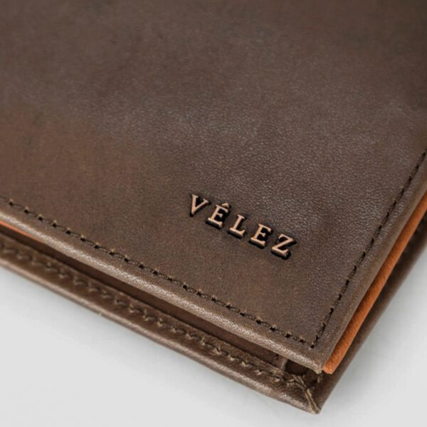 billetera miel estructura plana marca v lez cl sico 144742 MIEL 2