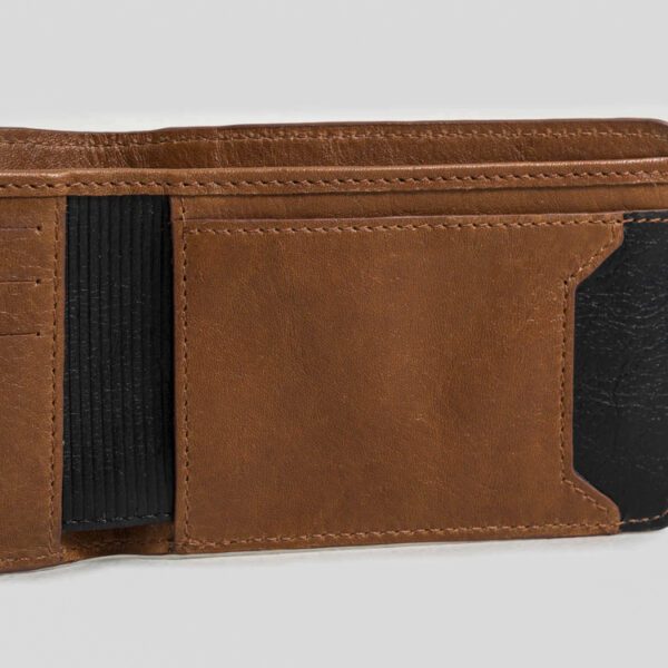 billetera miel estructura plana marca v lez cl sico 144743 MIEL 2