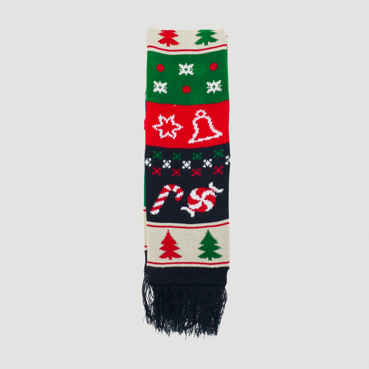 bufanda diseno xmas elements marca tishas cl sico 158671 AZUL 1