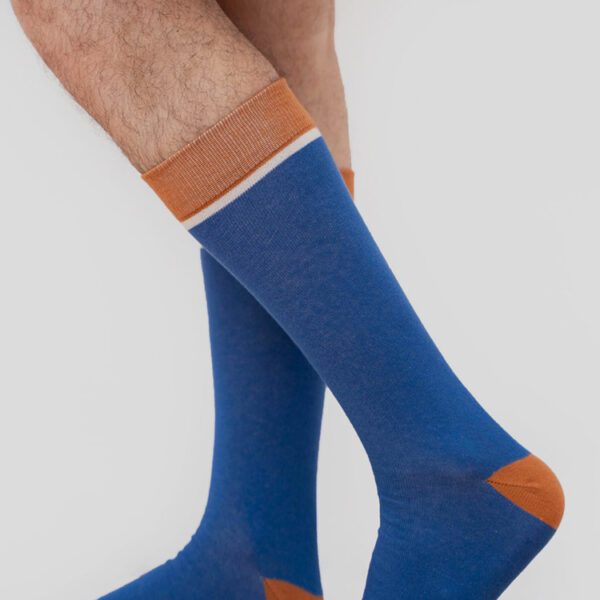 calcetines azul diseno classic blue adobe marca tisha s cl sico 154640 AZUL 2