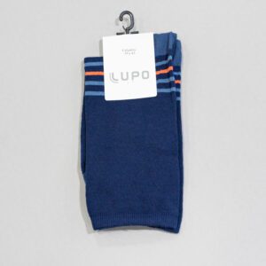 calcetines azul diseno de lineas marca lupo cl sico 146391 255890 1