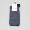 calcetines azul diseno de lineas marca lupo cl sico 146391 GRIS 1