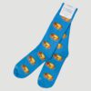 calcetines azul diseno de panqueques marca tishas cl sico 145340 CELESTE 1