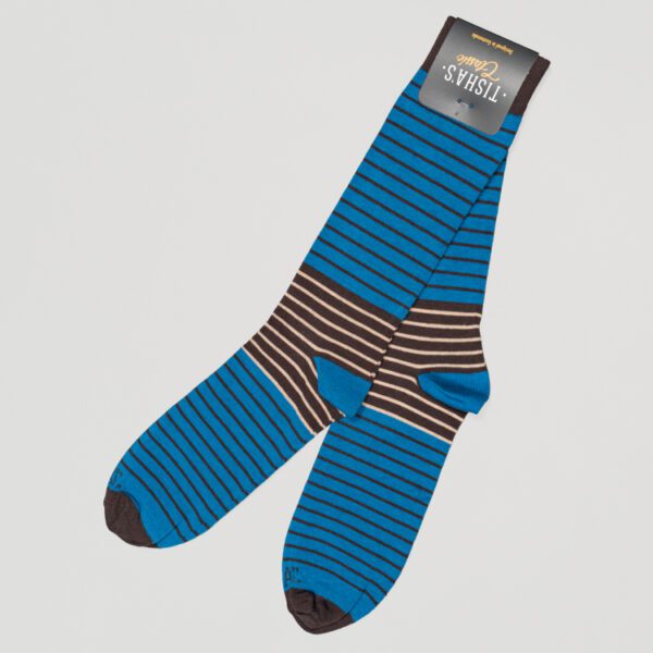 calcetines azul diseno imperial marca tishas cl sico 151903 AZUL 1