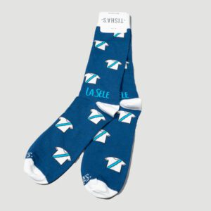 calcetines azul diseno la sele marca tishas cl sico 157654 314012 1