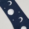 calcetines azul diseno luna marca tishas cl sico 151912 AZUL 2