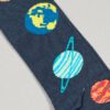 calcetines azul diseno planetas marca tishas cl sico 151909 AZUL 2