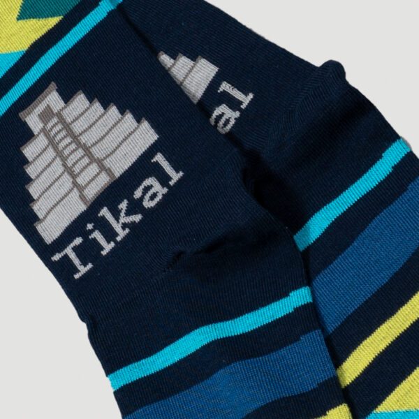 calcetines azul diseno tikal 2024 marca tishas cl sico 157651 AZUL 2