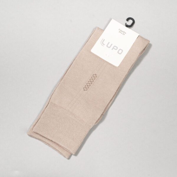 calcetines azul estructura plana marca lupo cl sico 138165 BEIGE 2
