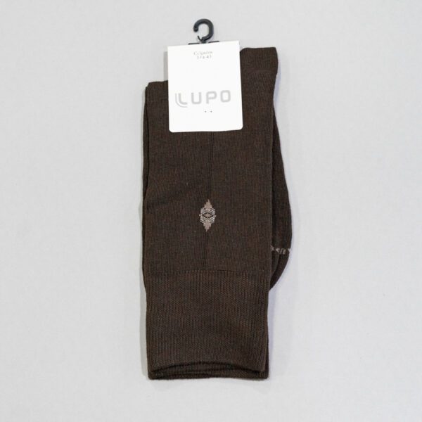 calcetines azul estructura plana marca lupo cl sico 146374 CAFE 1
