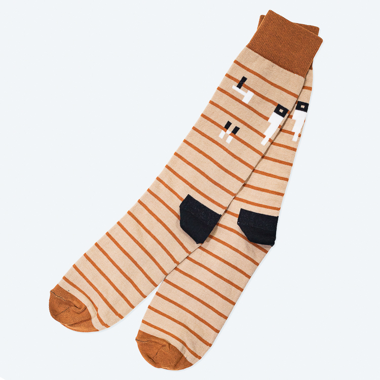 calcetines beige diseno l neas marca emporium cl sico 127654 380336