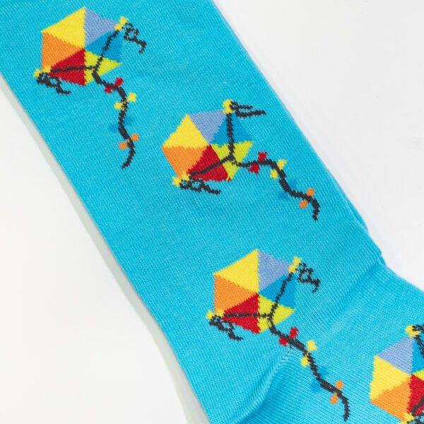 calcetines celeste diseno de barriletes marca tishas cl sico 143511 CELESTE 2
