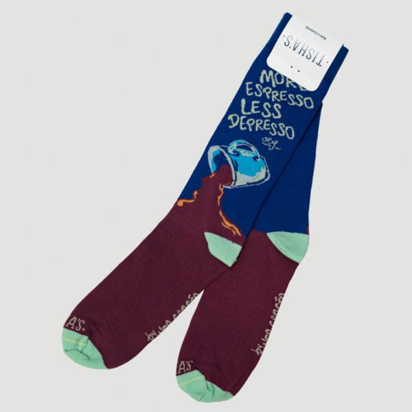 calcetines corinto diseno de caf marca tishas cl sico 143024 CORINTO 1