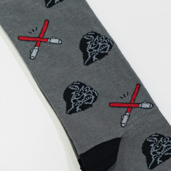 calcetines gris diseno darth vader marca tishas cl sico 138042 GRIS OXF 2