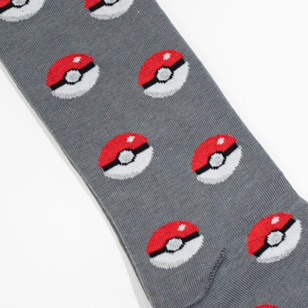 calcetines gris diseno pokebola marca tishas cl sico 143029 GRIS 2