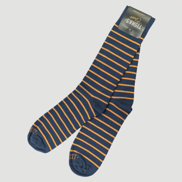 calcetines naranja diseno lineal marca tishas cl sico 146414 NARANJA 1