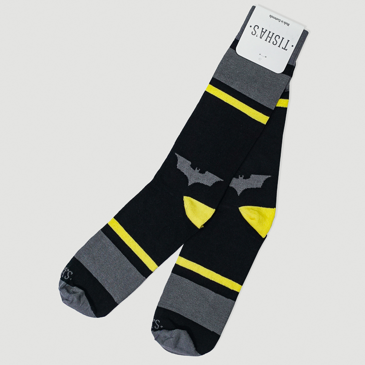 Calcetines negro diseño El Batman marca Tishas clásico | 124815