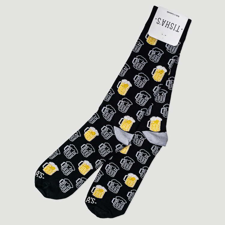Calcetines negro diseño Tarrito marca Tishas clásico | 128079