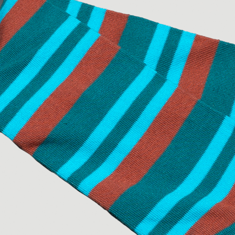 calcetines turquesa diseno de lineas marca tishas cl sico 158700 327776 2