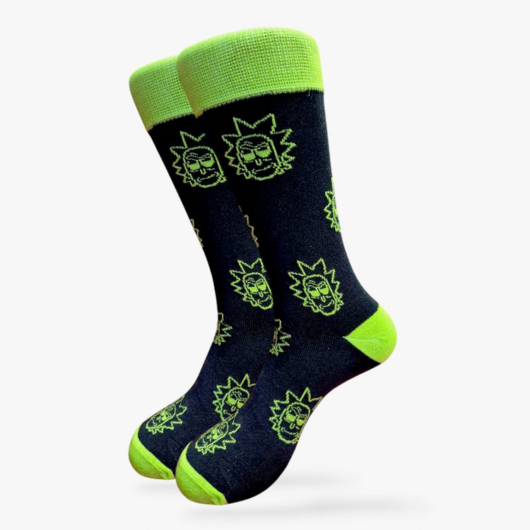 calcetines verde estilo rick morty marca cool merch cl sico 160265 VERDE 1