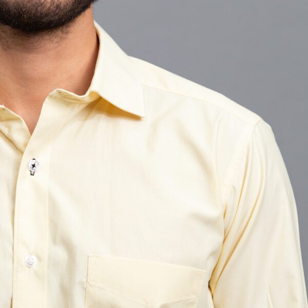 camisa amarilla estructura plana marca smart slim 152645 AMARILLO 2