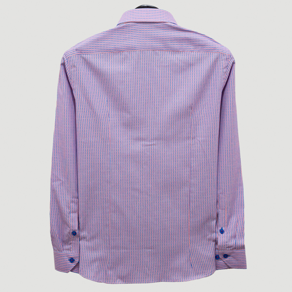 camisa azul diseno de lineas marca business casual cl sico 142074 204417 3