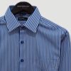 camisa azul diseno de lineas marca colletti cl sico 142006 AZUL 3