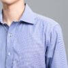 camisa azul diseno de lineas marca smart slim 152618 AZUL 2