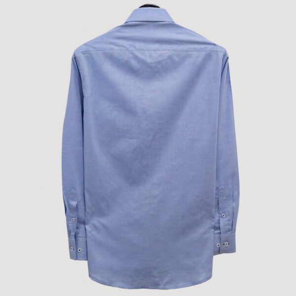 camisa azul estructura labrada marca emporium cl sico 140531 199976 4