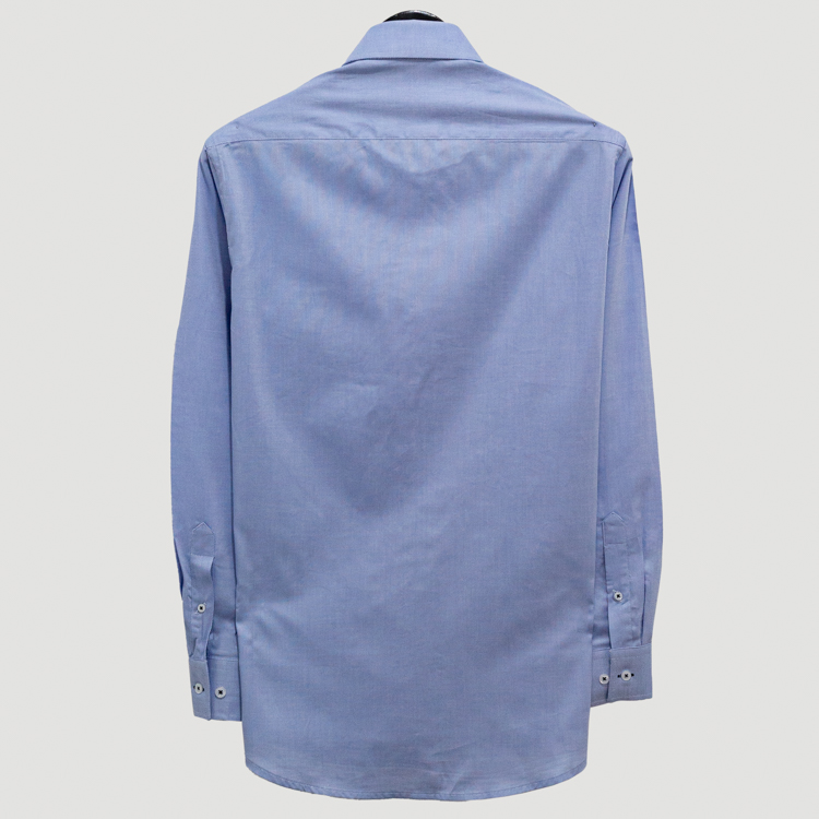 camisa azul estructura labrada marca emporium cl sico 140531 AZUL 4