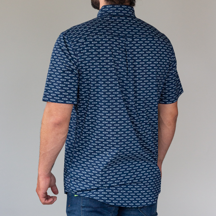 camisa azul estructura plana marca carven cl sico 142857 AZUL PA 4