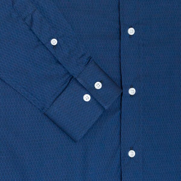camisa azul estructura plana marca emporium cl sico 141029 219870 2