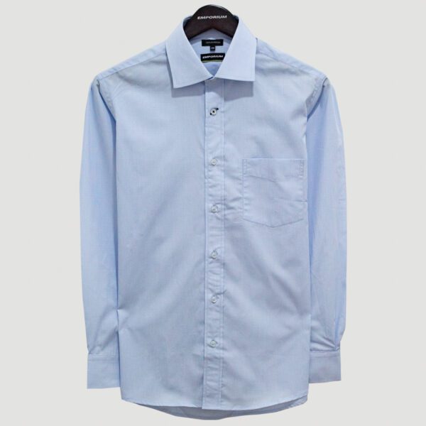 camisa azul estructura plana marca emporium slim 140976 AZUL 1