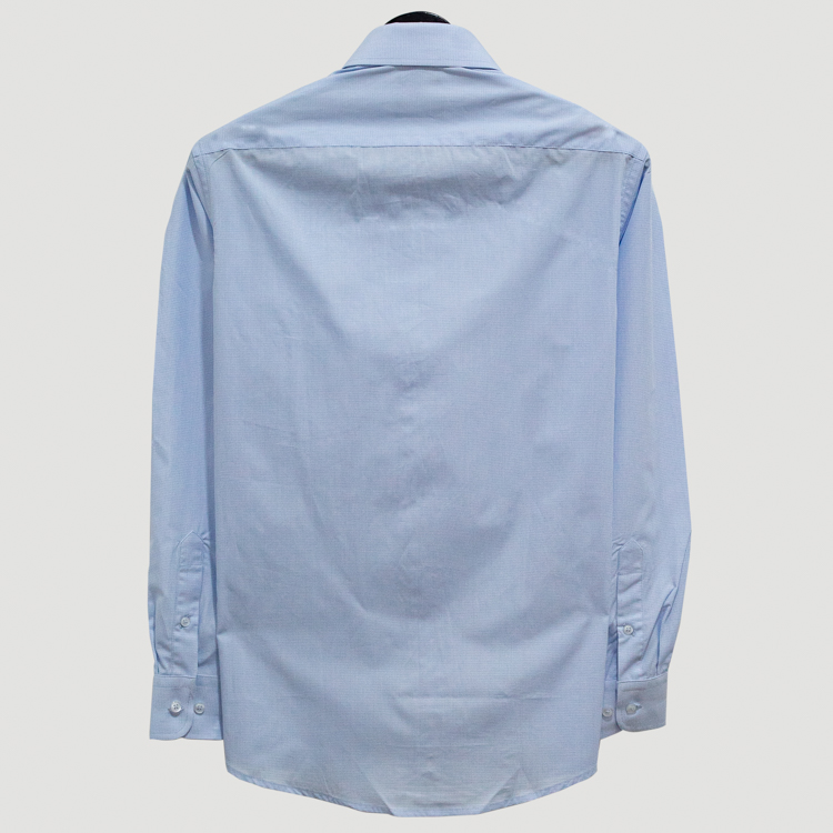 camisa azul estructura plana marca emporium slim 140976 AZUL 4