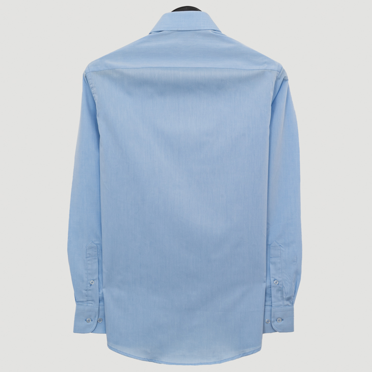 camisa azul estructura plana marca emporium slim 140982 AZUL 3