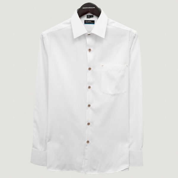 camisa blanca estructura labrada marca colletti cl sico 150984 280917 1